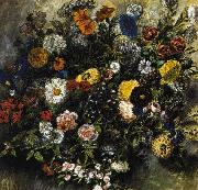 Eugene Delacroix Bouquet of Flowers France oil painting artist
